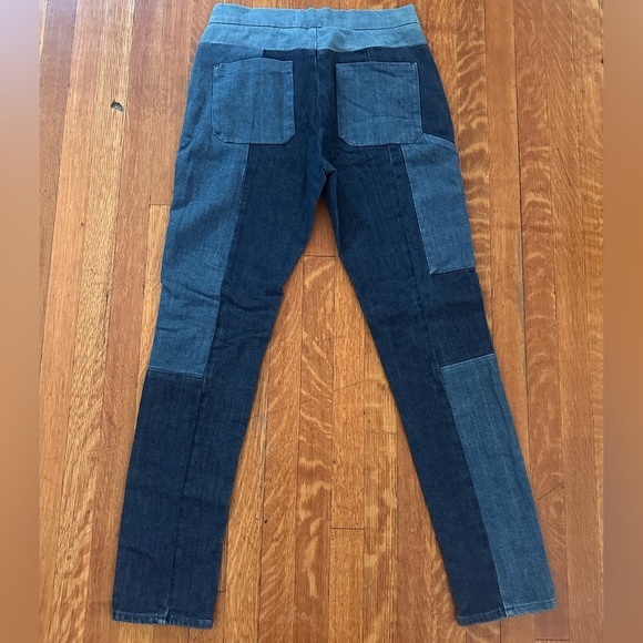 J Brand Savanna Painter Patchwork Skinny Jeans Size 26 - Picture 2 of 6